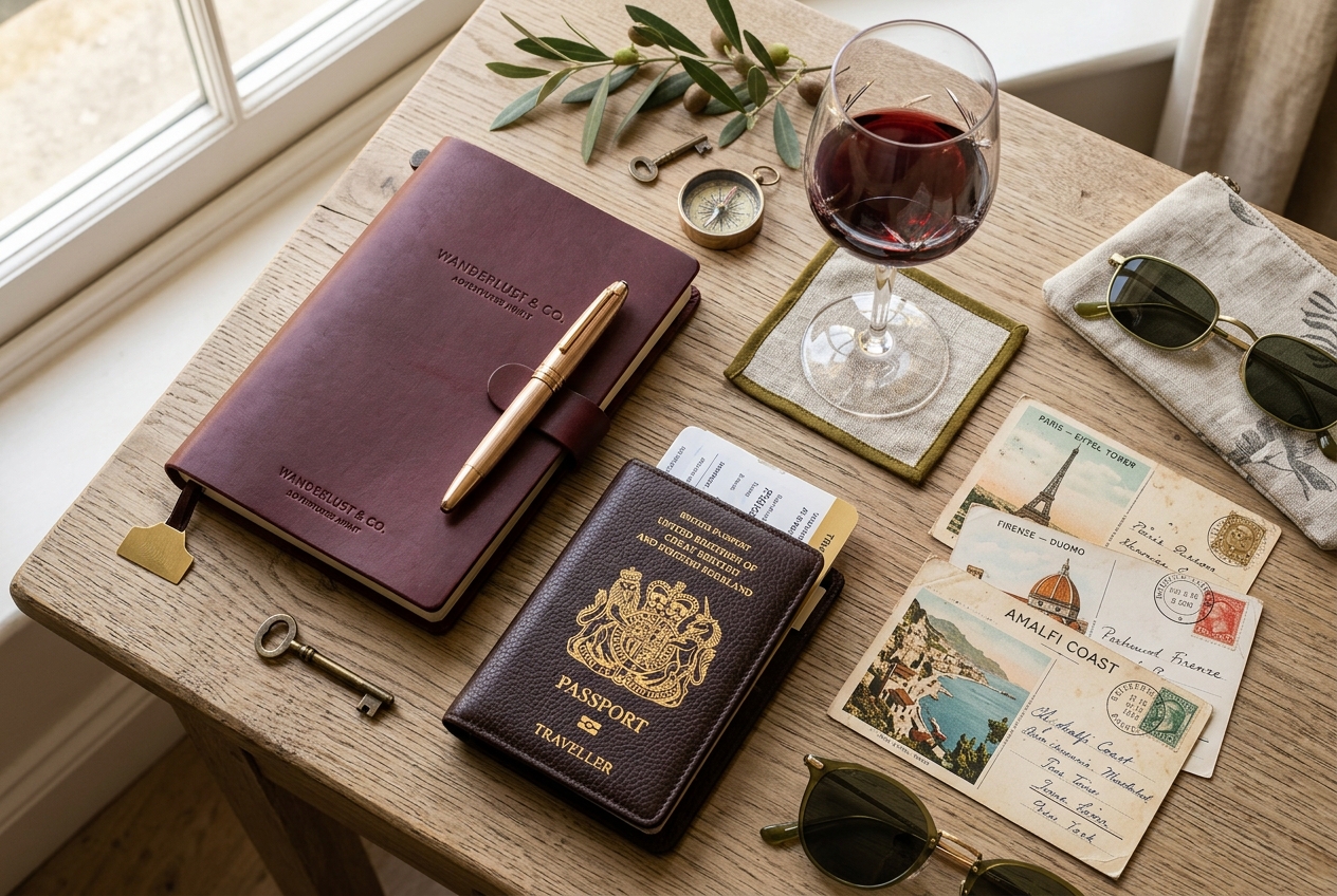 Bespoke Concierge Travel Curation Layout